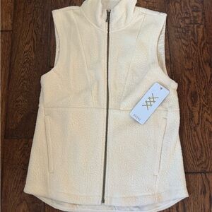 RHONE Women's Ivory Fleece Vest